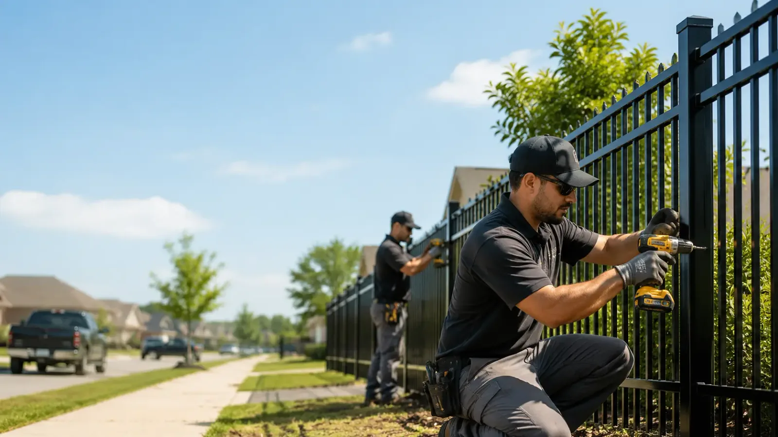 Metal Fence Installation in Carbon Cliff, IL